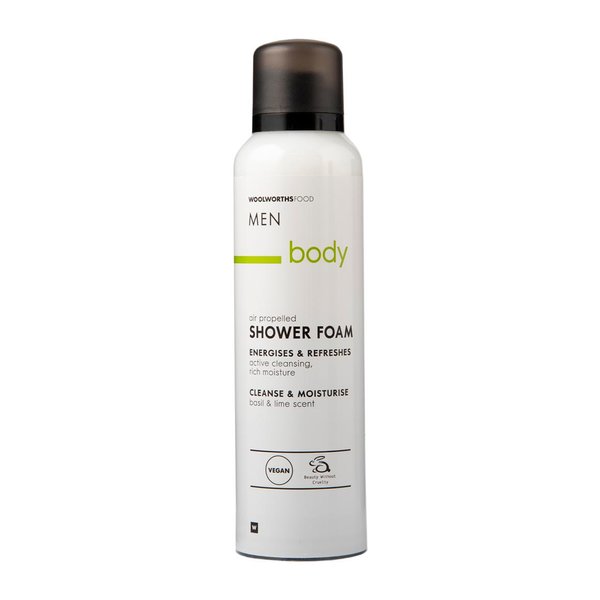 Basil & Lime Men's Shower Foam 200ml Basil & Lime Men's Shower Foam 200ml