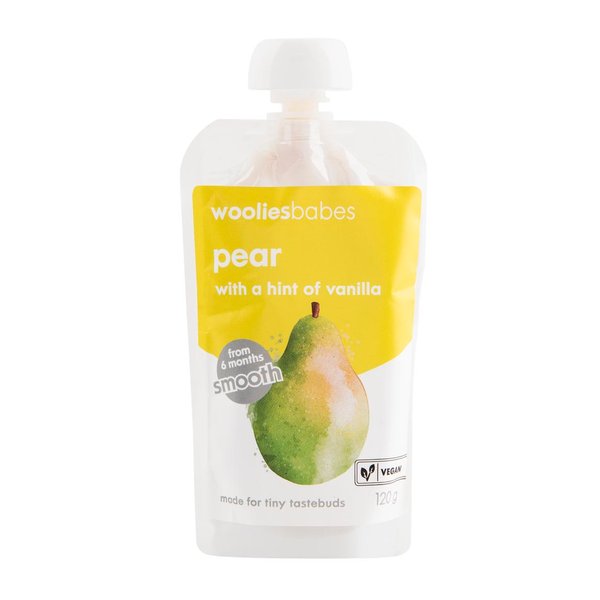 Wooliesbabes Smooth Pear With a Hint Of Vanilla 120g Wooliesbabes Smooth Pear With a Hint Of Vanilla 120g