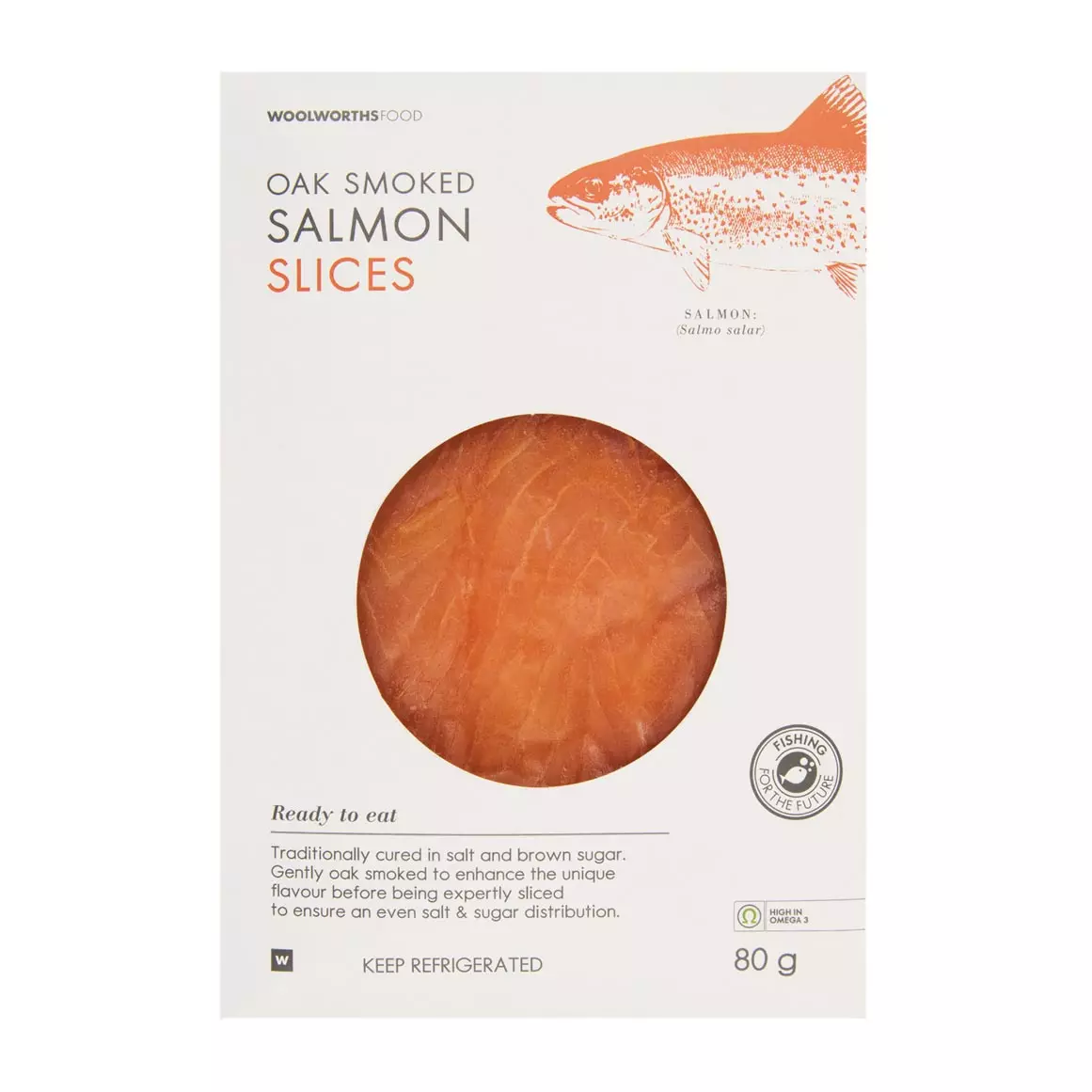 Oak Smoked Salmon Slices 80g Oak Smoked Salmon Slices 80g