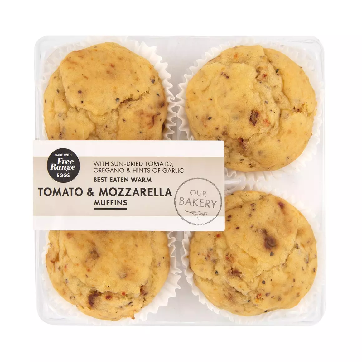 Tomato & Mozzarella Muffins 4pk Tomato & Mozzarella Muffins 4pk