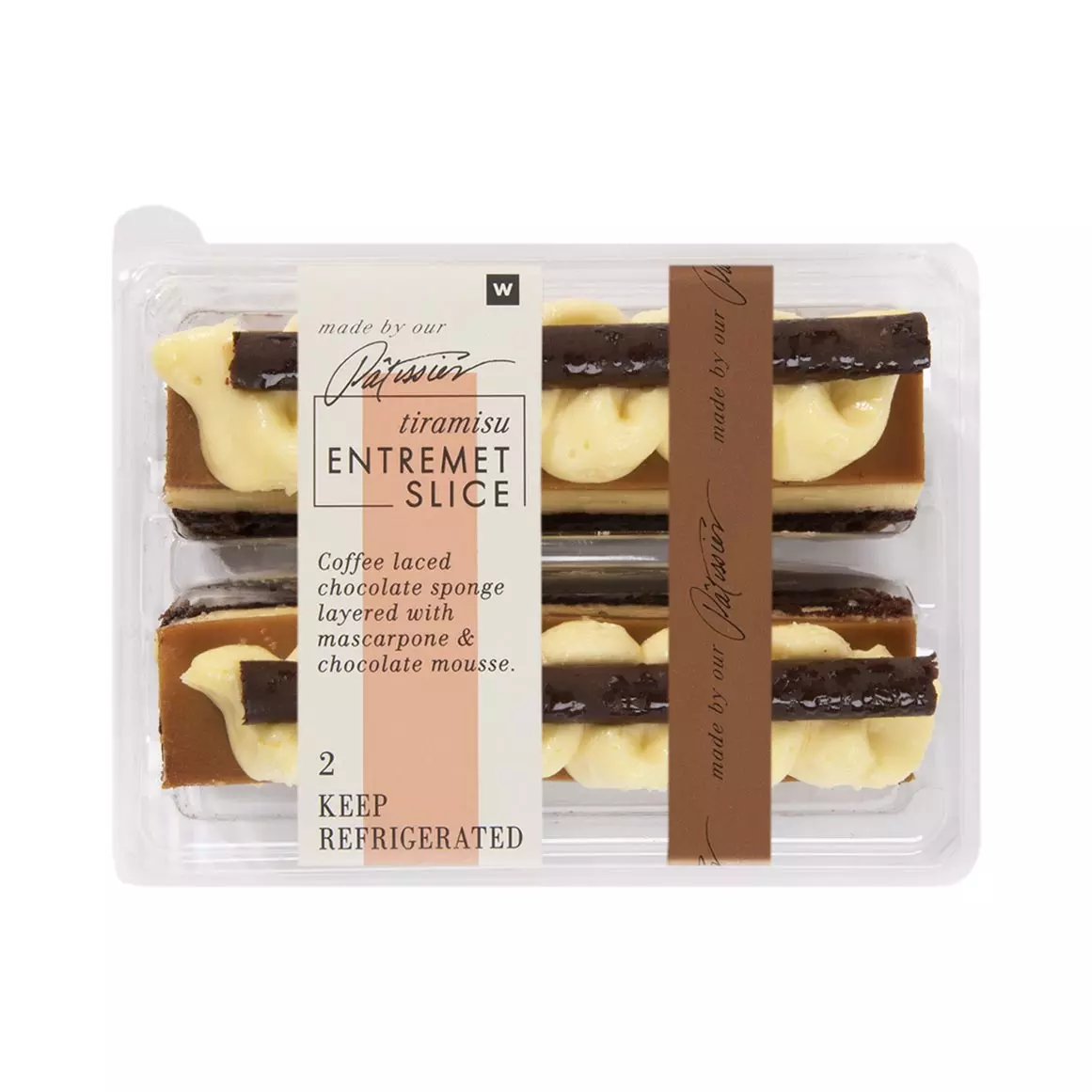 Tiramisu Entremet Slices 2pk Tiramisu Entremet Slices 2pk