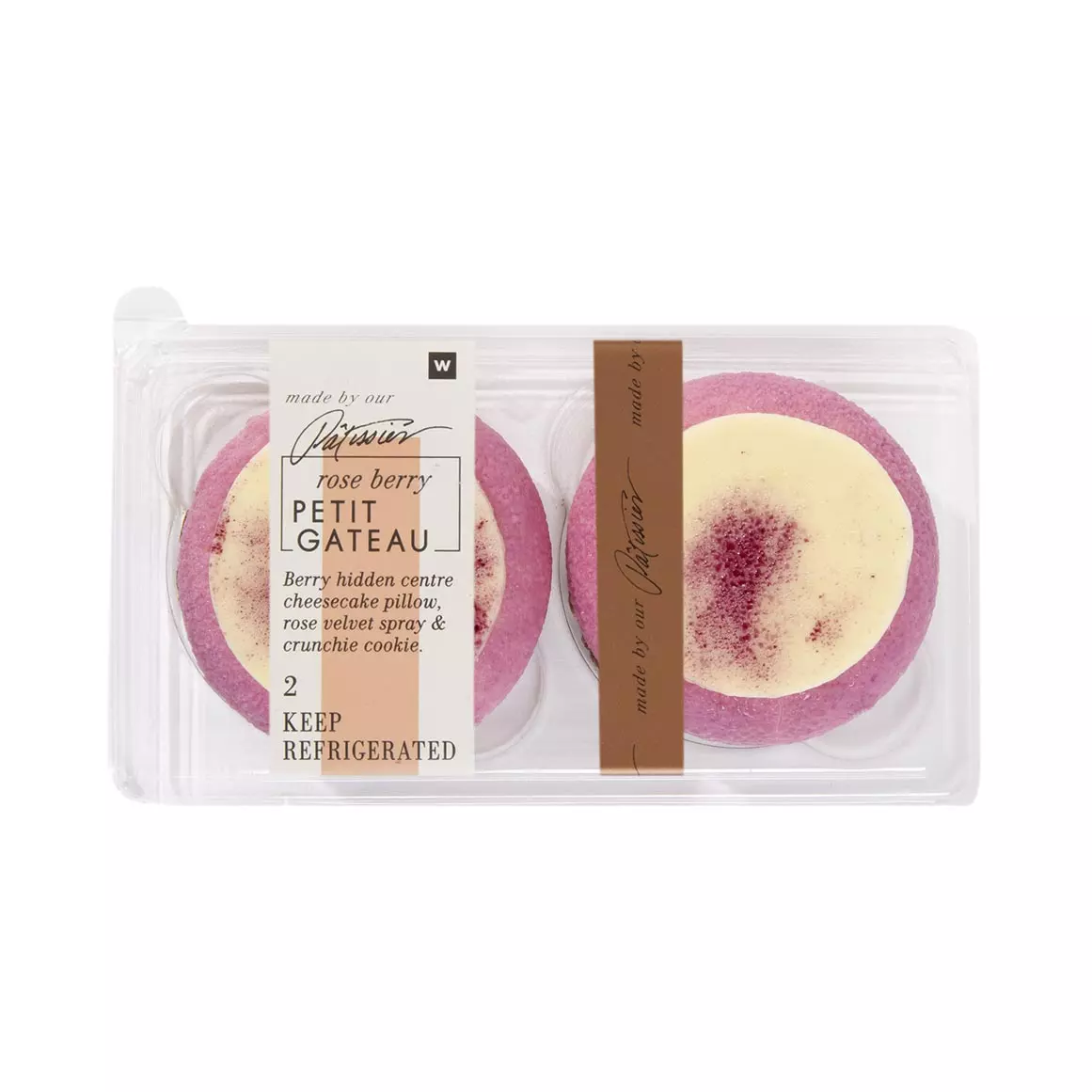 Rose Berry Petit Gateaux 2pk Rose Berry Petit Gateaux 2pk