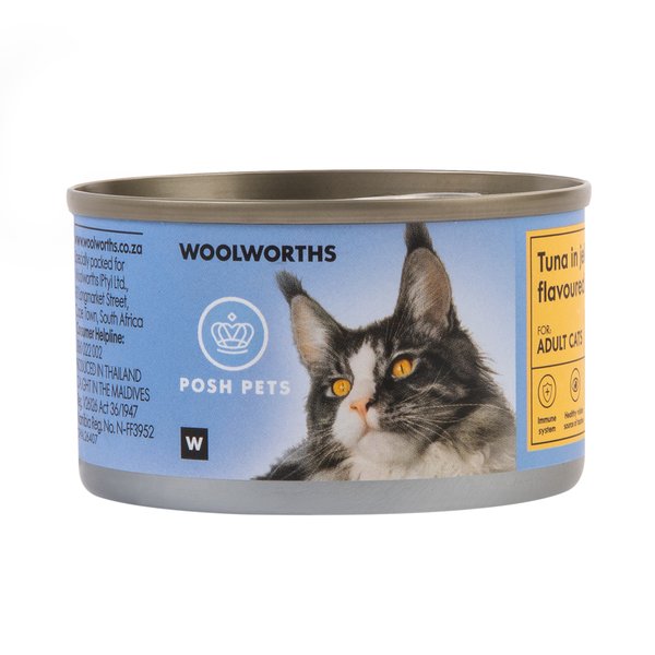 Posh Pets Tuna in Jelly Flavoured with Chicken Adult Cat Food 85g