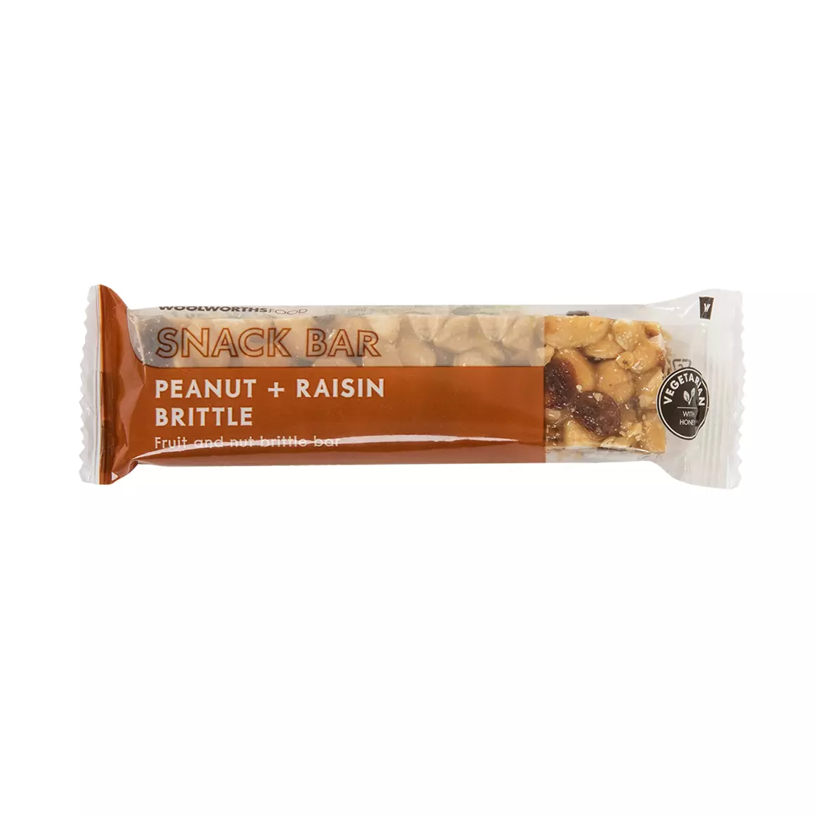 Peanut and Raisin Brittle Bar 50g