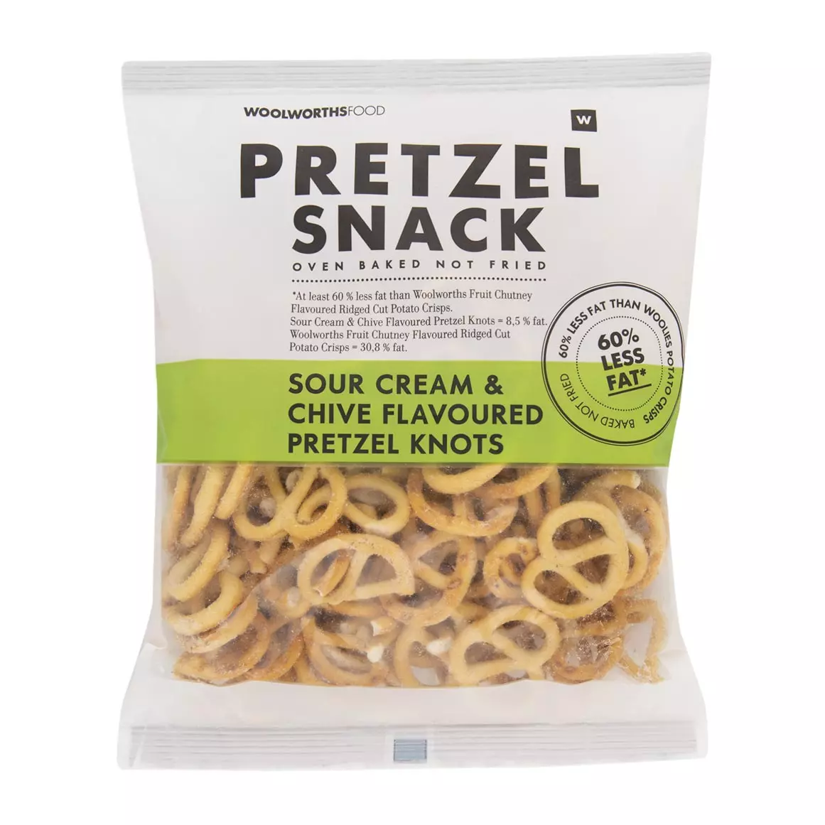 Sour Cream and Chives Flavoured Pretzel Knots Snack 150g Sour Cream and Chives Flavoured Pretzel Knots Snack 150g