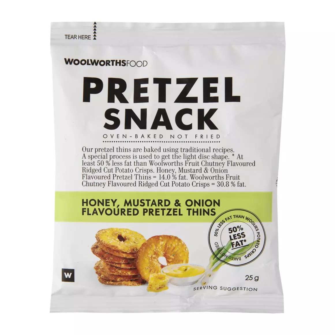 Honey, Mustard and Onion Pretzel Thins 25g Honey, Mustard and Onion Pretzel Thins 25g