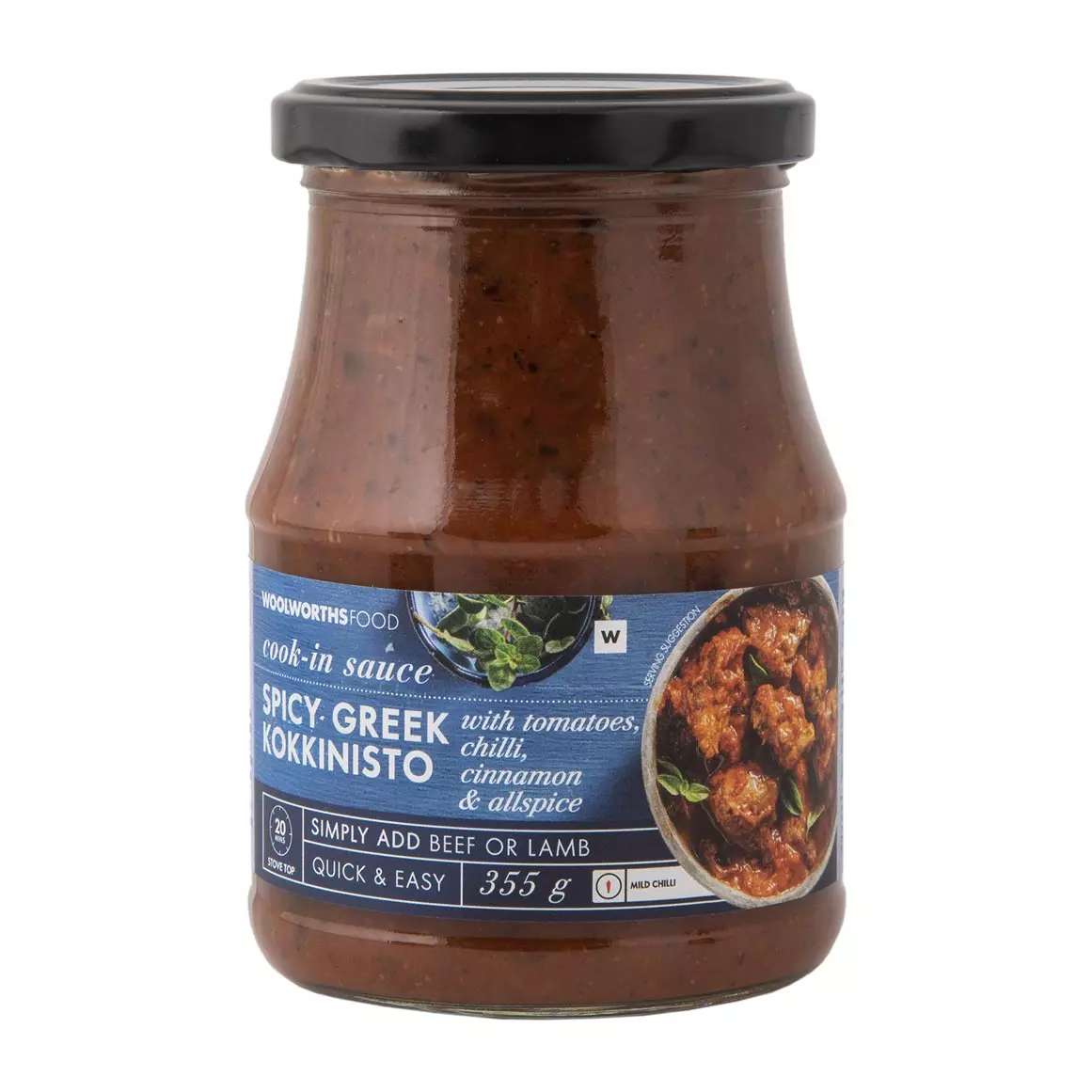 Spicy Greek Kokkinisto Cook-In Sauce 355g