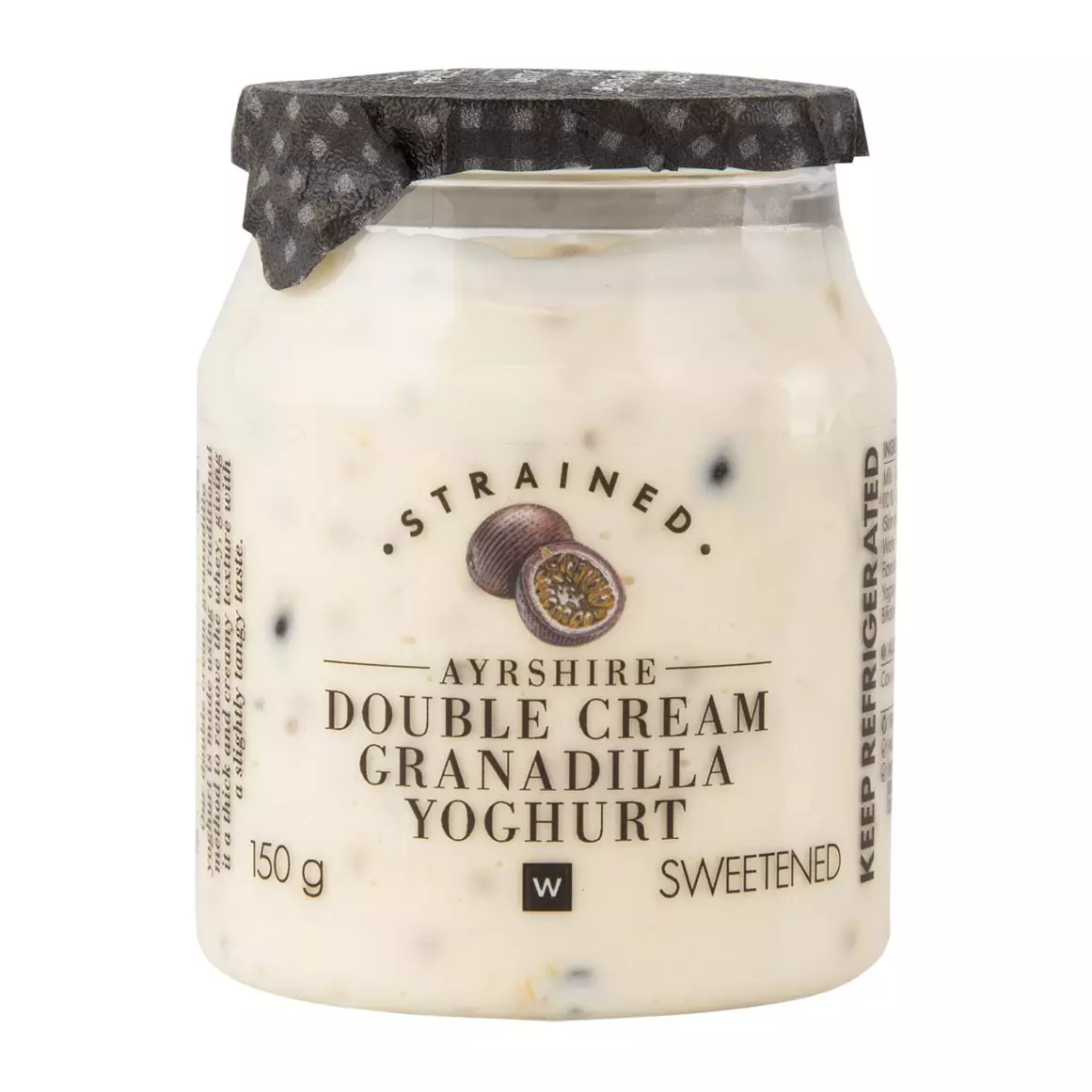 Double Cream Ayrshire Granadilla Yoghurt 150g