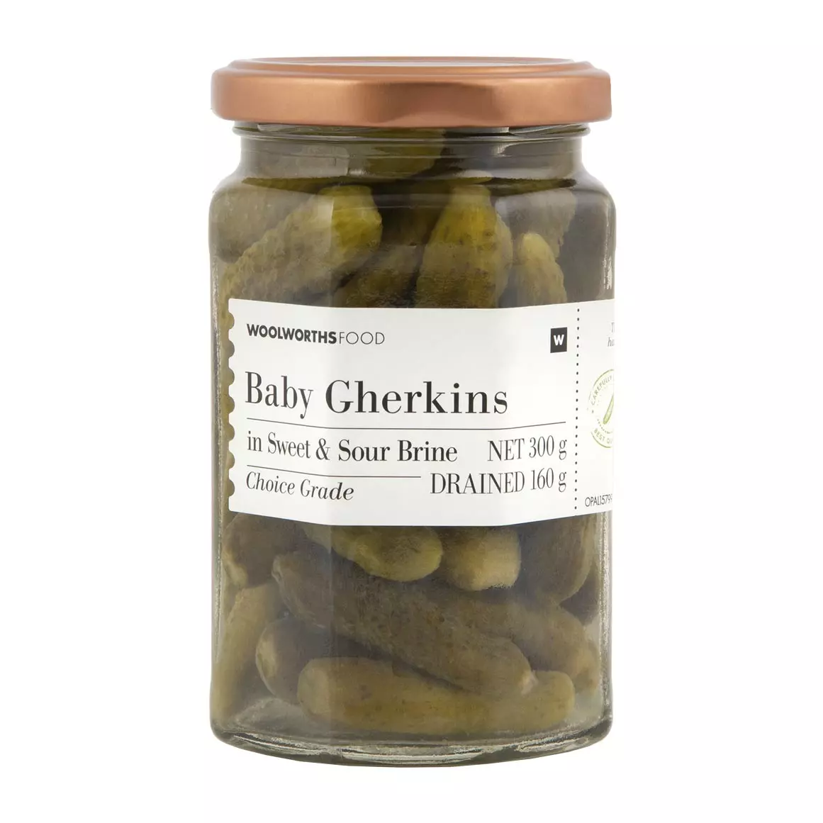 Baby Gherkins in a Sweet and Sour Brine 300g Baby Gherkins in a Sweet and Sour Brine 300g