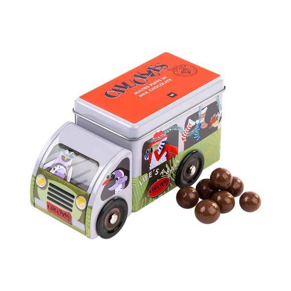 Milk Chocolate Covered Malted Puff Chuckles? in Truck 125g Milk Chocolate Covered Malted Puff Chuckles? in Truck 125g