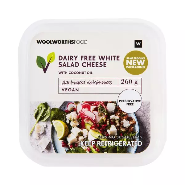 Plant Powered Dairy Free White Salad Cheese 260g