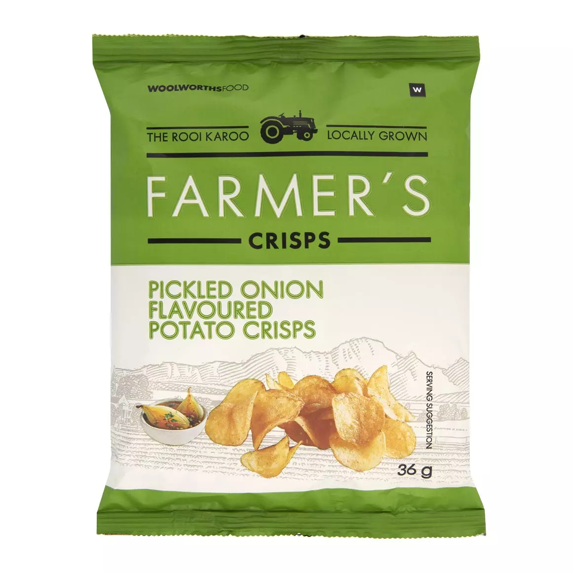 Pickled Onion Flavoured Farmer's Crisps 36g Pickled Onion Flavoured Farmer's Crisps 36g