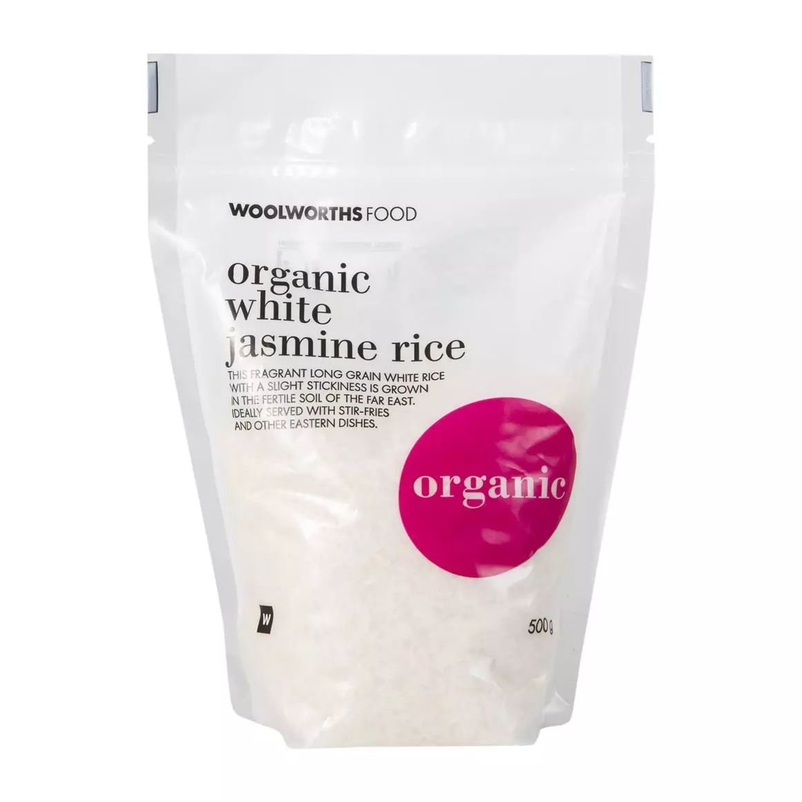 Organic White Jasmine Rice 500g
