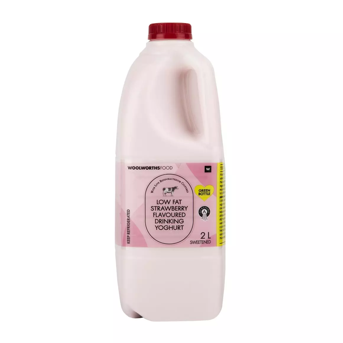 Low Fat Strawberry Flavoured Drinking Yoghurt 2L Low Fat Strawberry Flavoured Drinking Yoghurt 2L