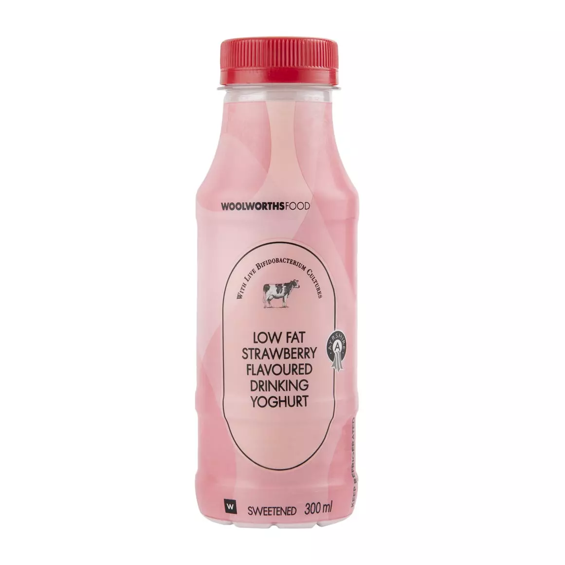 Low Fat Ayrshire Strawberry Drinking Yoghurt 300ml Low Fat Ayrshire Strawberry Drinking Yoghurt 300ml