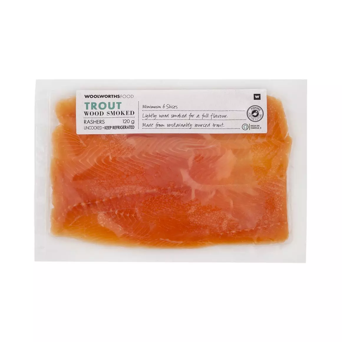 Trout Rashers 120g Trout Rashers 120g