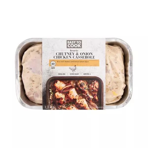 Easy to Cook Chutney & Onion Chicken Casserole 1.2kg Easy to Cook Chutney & Onion Chicken Casserole 1.2kg