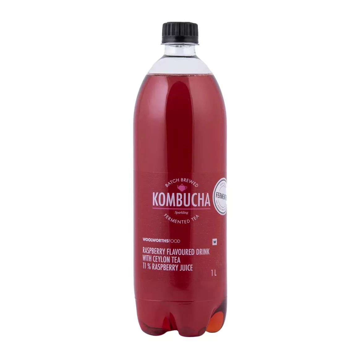 Raspberry Flavoured Ceylon Kombucha 1L