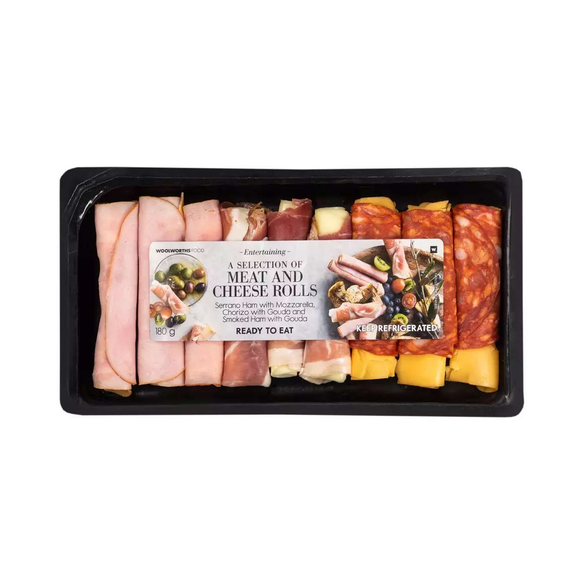 Cold Meat & Cheese Roll Selection 180g Cold Meat & Cheese Roll Selection 180g