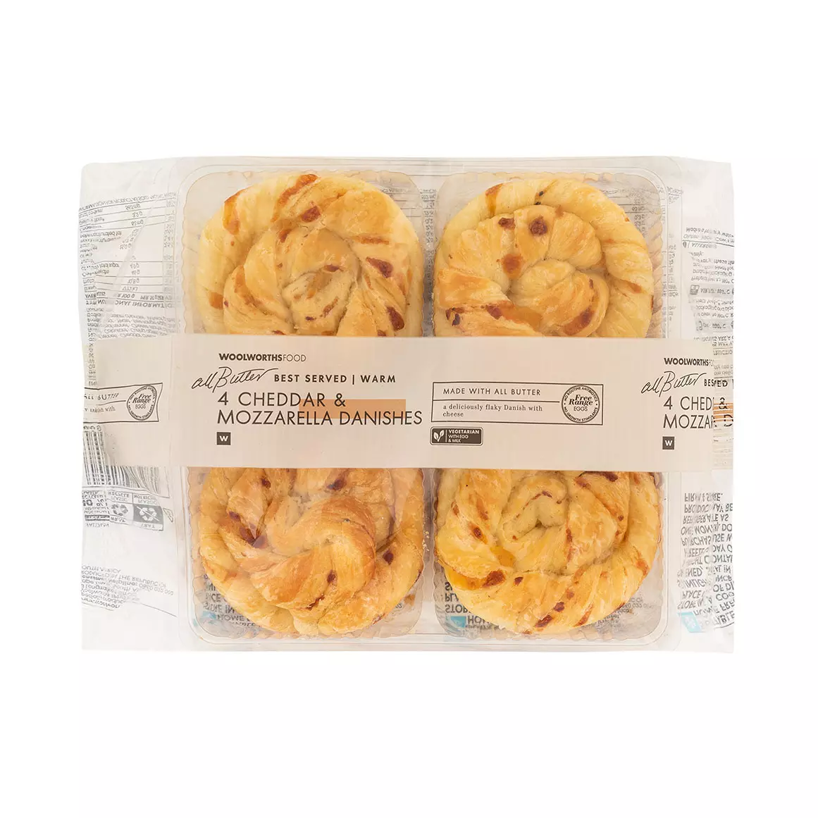All Butter Cheddar & Mozzarella Danishes 4pk All Butter Cheddar & Mozzarella Danishes 4pk