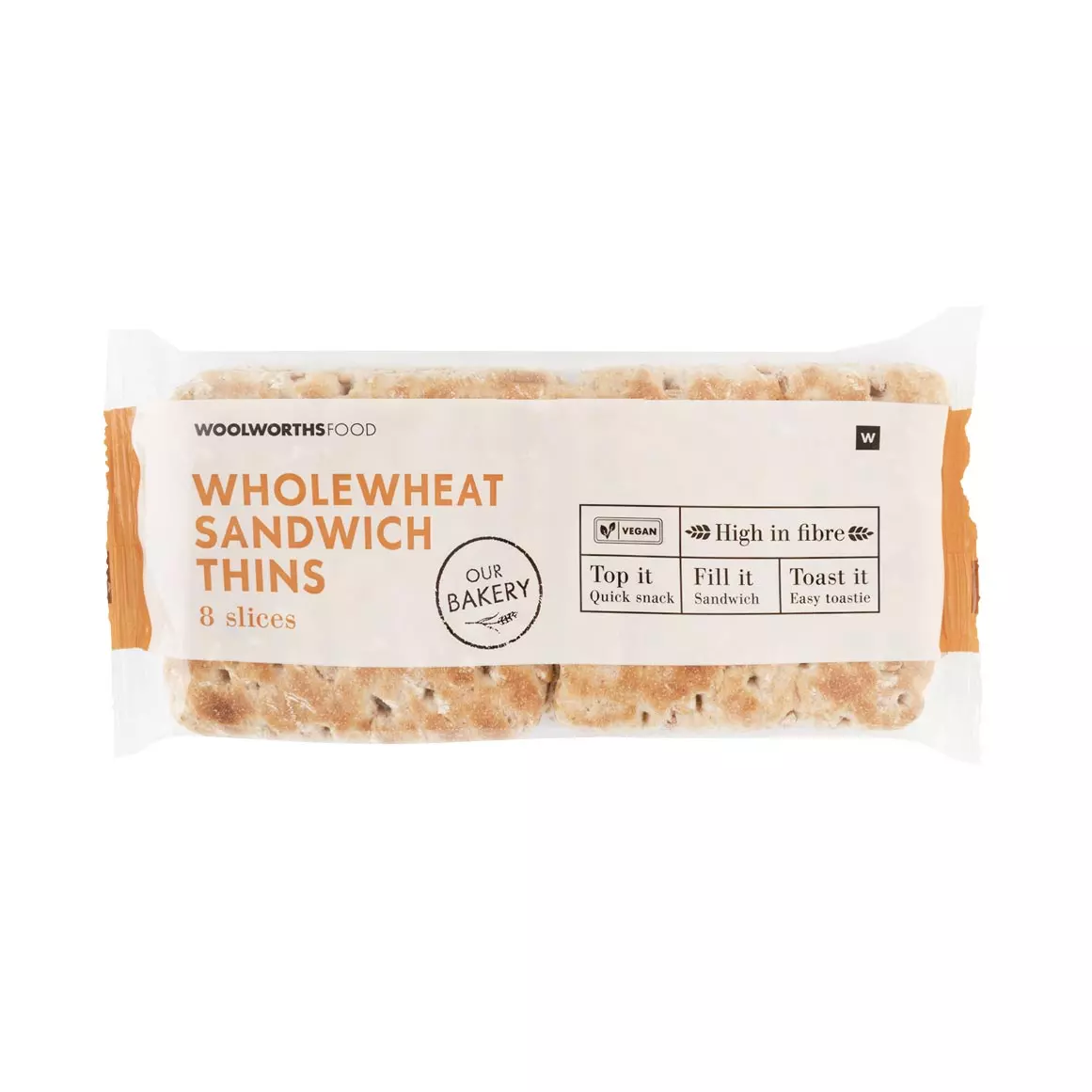 Wholewheat Sandwich Thins 8 Slices Wholewheat Sandwich Thins 8 Slices