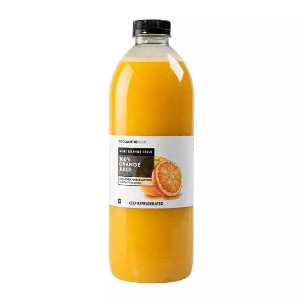 100% Orange Juice with More Orange Cells 1.5L 100% Orange Juice with More Orange Cells 1.5L