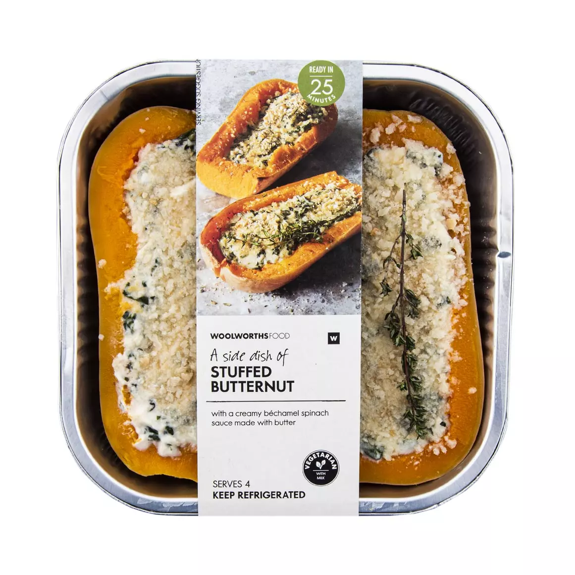 Stuffed Butternut 2 Halves Stuffed Butternut 2 Halves