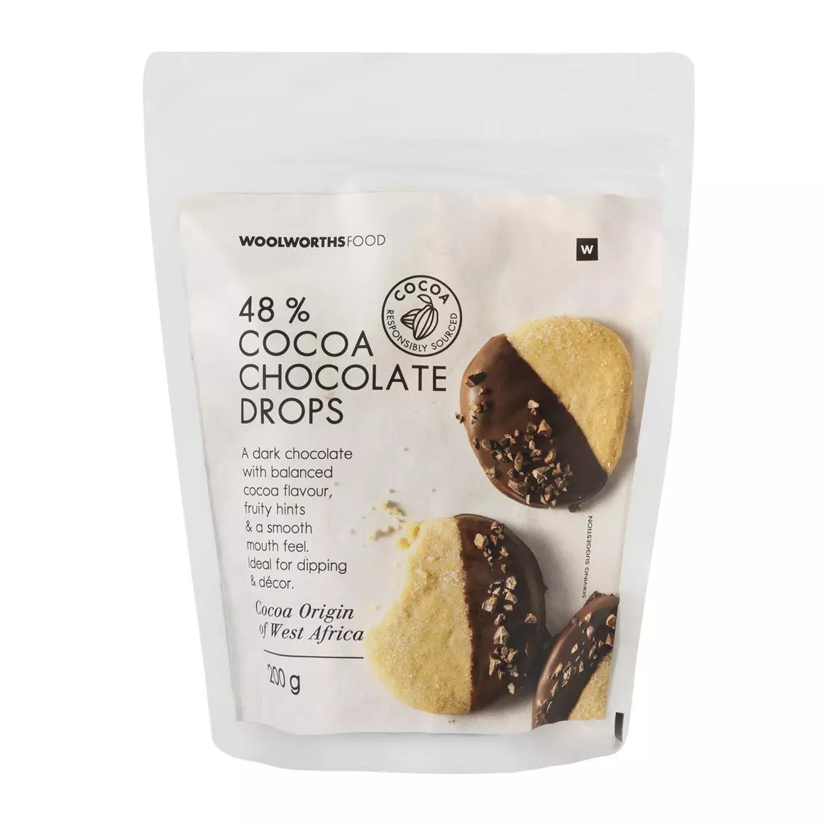 48% Cocoa Chocolate Drops 200g