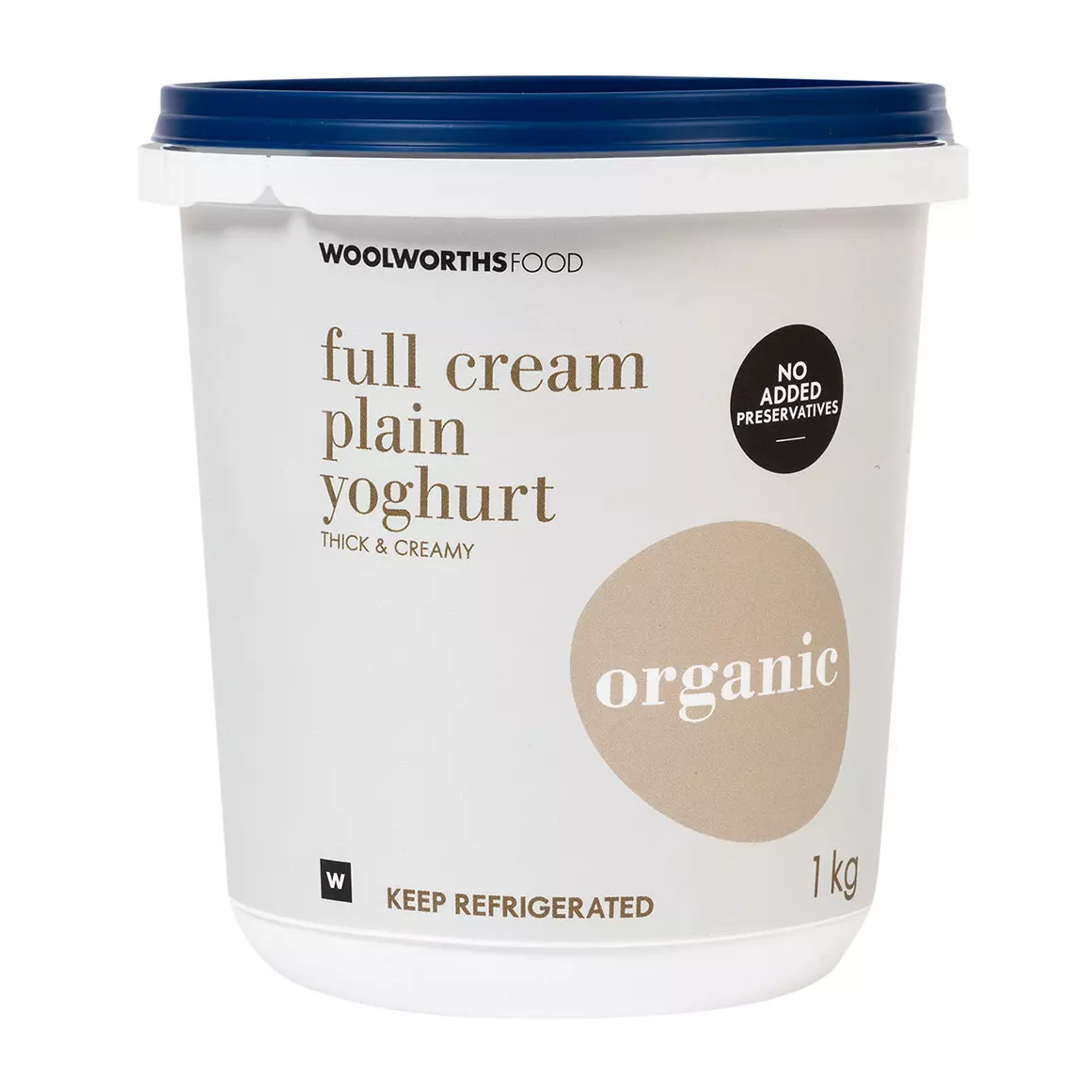 Organic Full Cream Plain Yoghurt 1kg Organic Full Cream Plain Yoghurt 1kg
