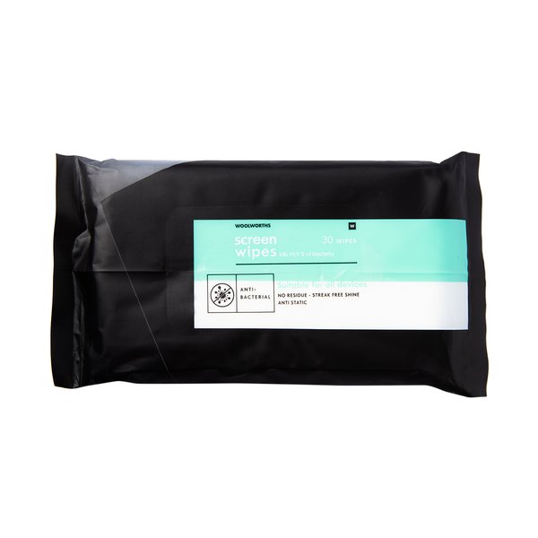 Anti-Bacterial Screen Wipes 30pcs Anti-Bacterial Screen Wipes 30pcs