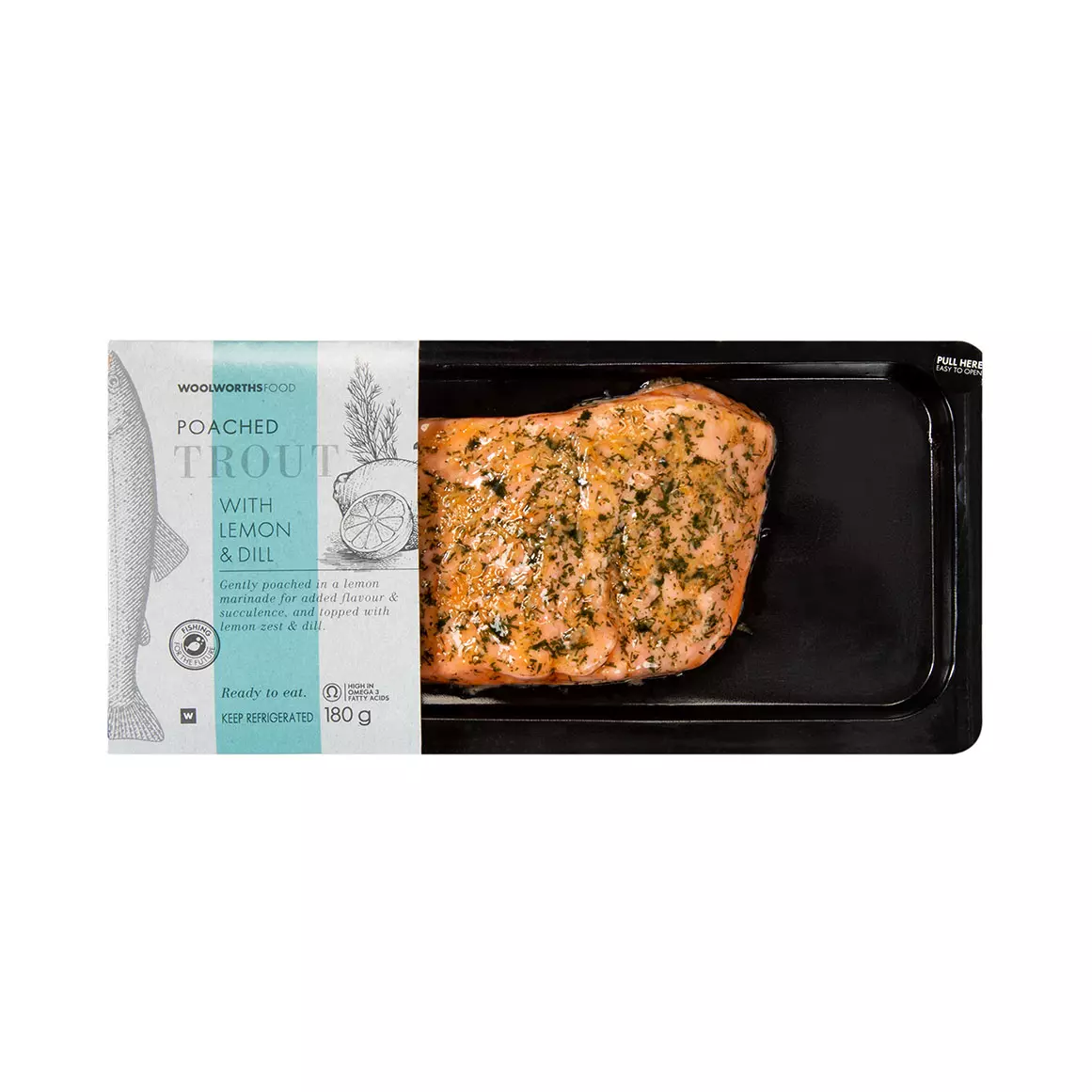 Poached Trout with Lemon & Dill 180g Poached Trout with Lemon & Dill 180g
