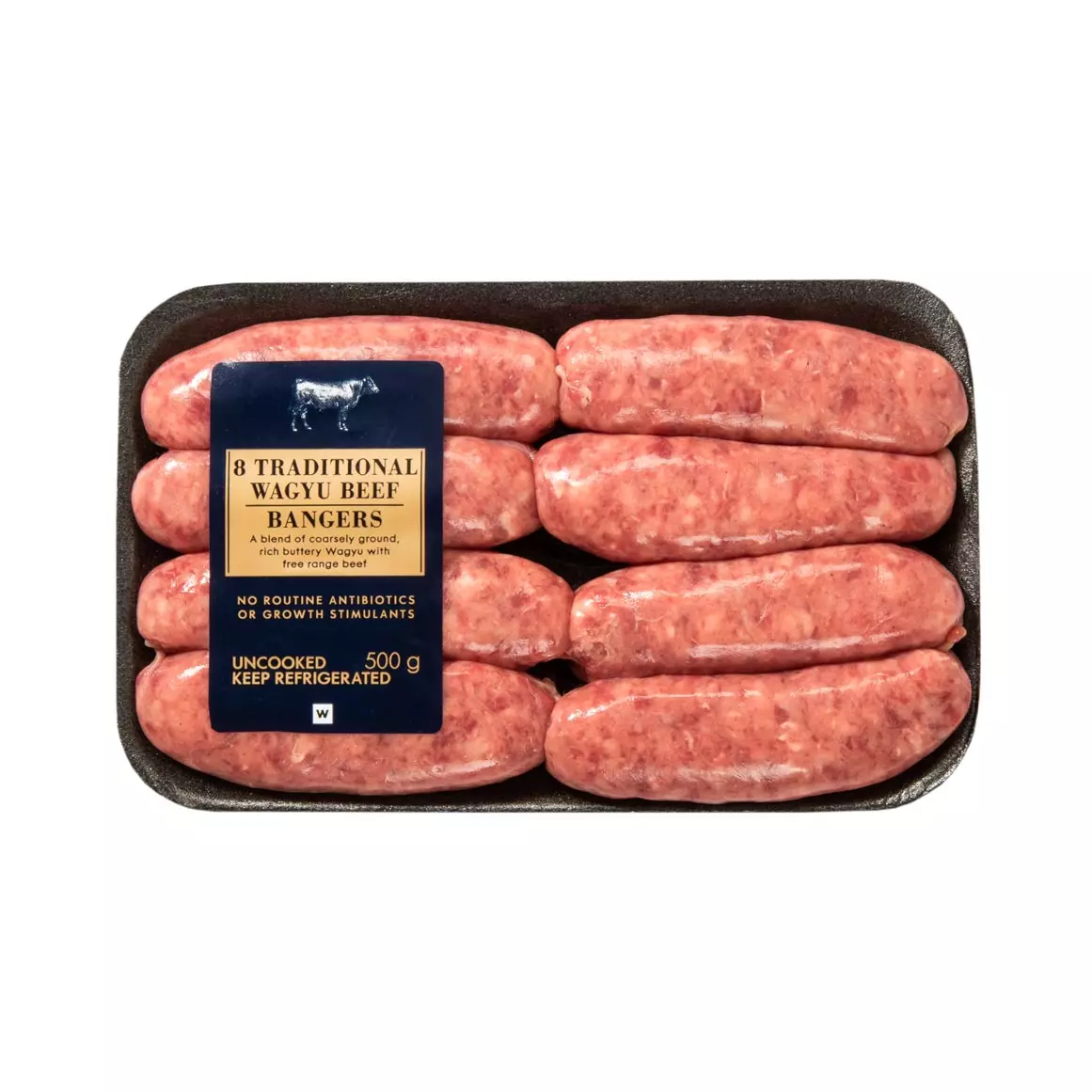 Traditional Wagyu Beef Bangers 500g Traditional Wagyu Beef Bangers 500g