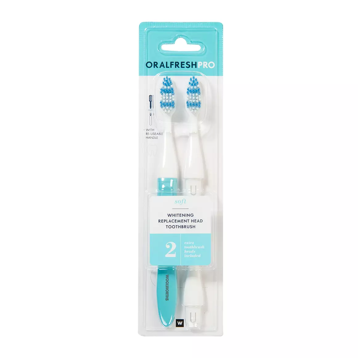 OralFreshPro Whitening Soft Replacement Head Toothbrush 4 pcs OralFreshPro Whitening Soft Replacement Head Toothbrush 4 pcs