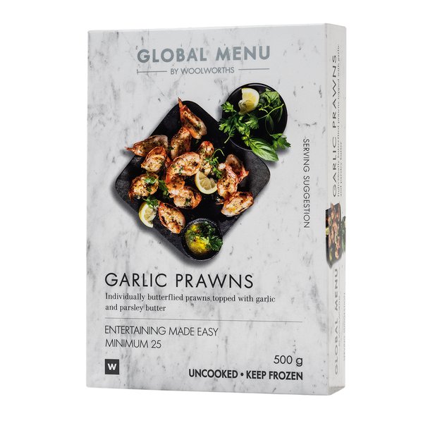 Frozen Garlic Prawns 500g Frozen Garlic Prawns 500g