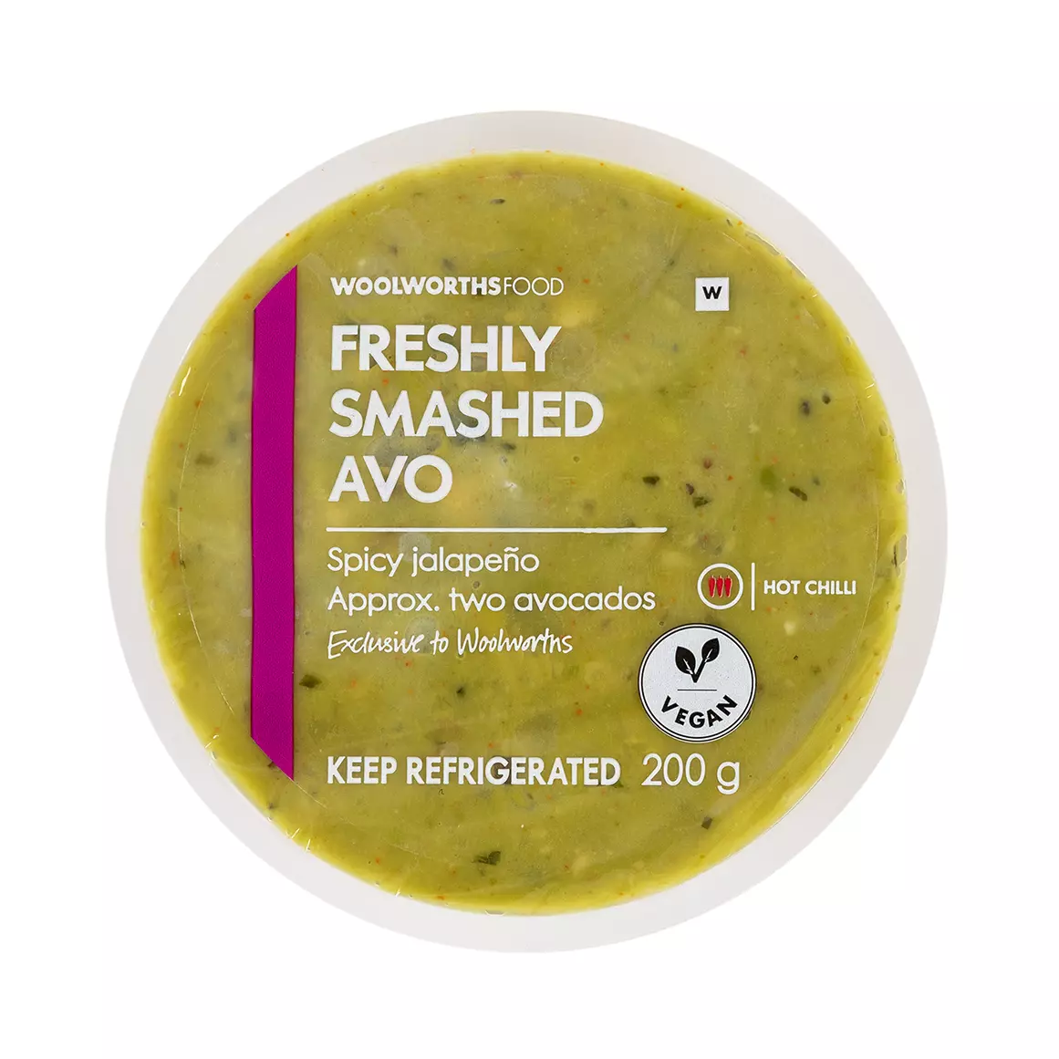 Freshly Smashed Spicy Jalapeño Avo 200g