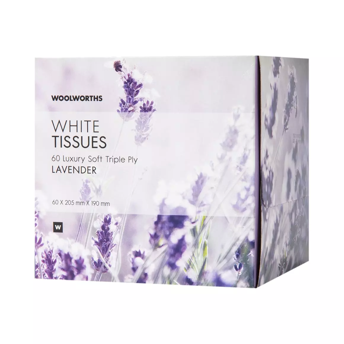 Lavender White Luxury Soft Triple Ply Tissues 60pk Lavender White Luxury Soft Triple Ply Tissues 60pk