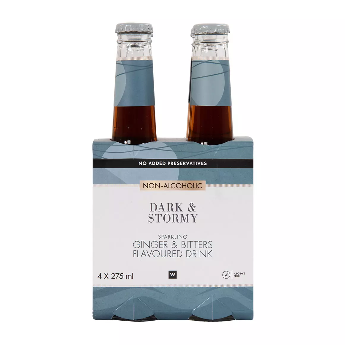 Sparkling Non-Alcoholic Dark and Stormy Mocktail 4x275ml