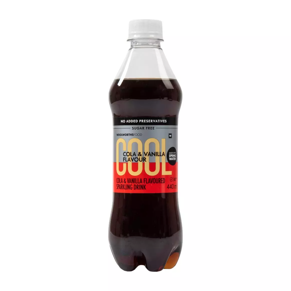 Sugar Free Cola and Vanilla Flavoured Sparkling Drink 440ml Sugar Free Cola and Vanilla Flavoured Sparkling Drink 440ml