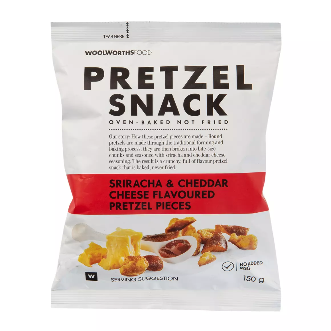 Sriracha and Cheese Pretzel Pieces 150g Sriracha and Cheese Pretzel Pieces 150g