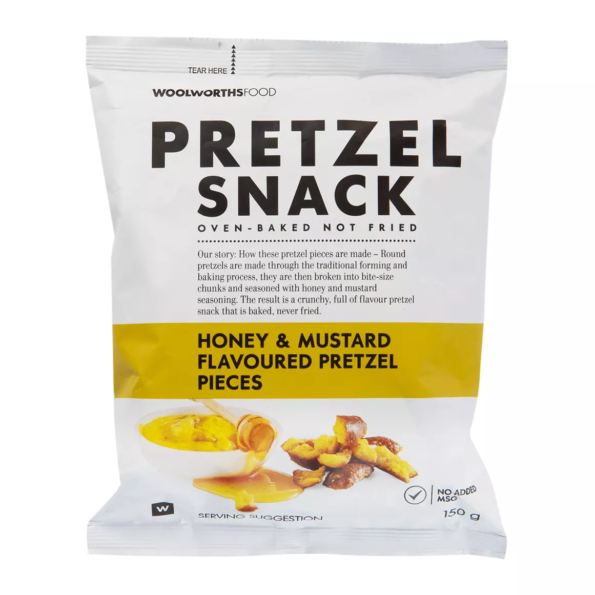 Honey and Mustard Pretzel Pieces 150g Honey and Mustard Pretzel Pieces 150g