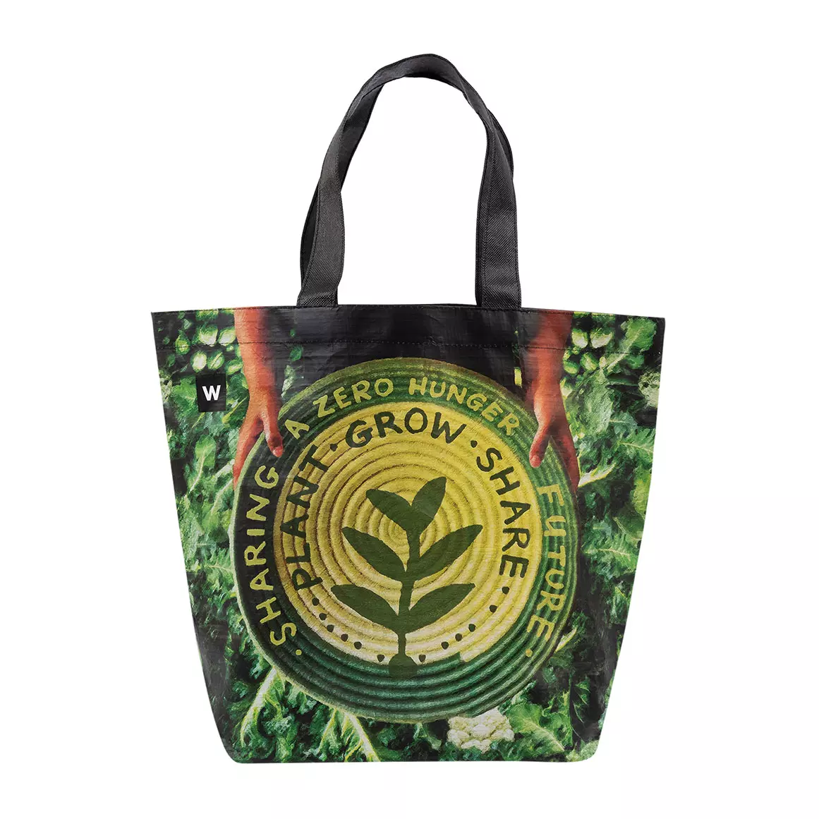 Plant, Grow, Share - Zero Hunger Future Shopper Bag Plant, Grow, Share - Zero Hunger Future Shopper Bag