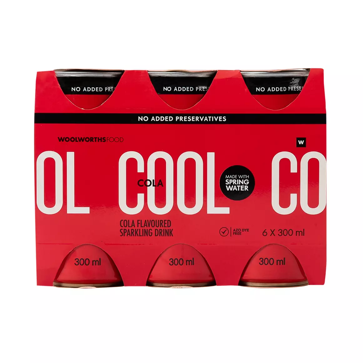 Cola Flavoured Sparkling Drink 6x300ml Cans