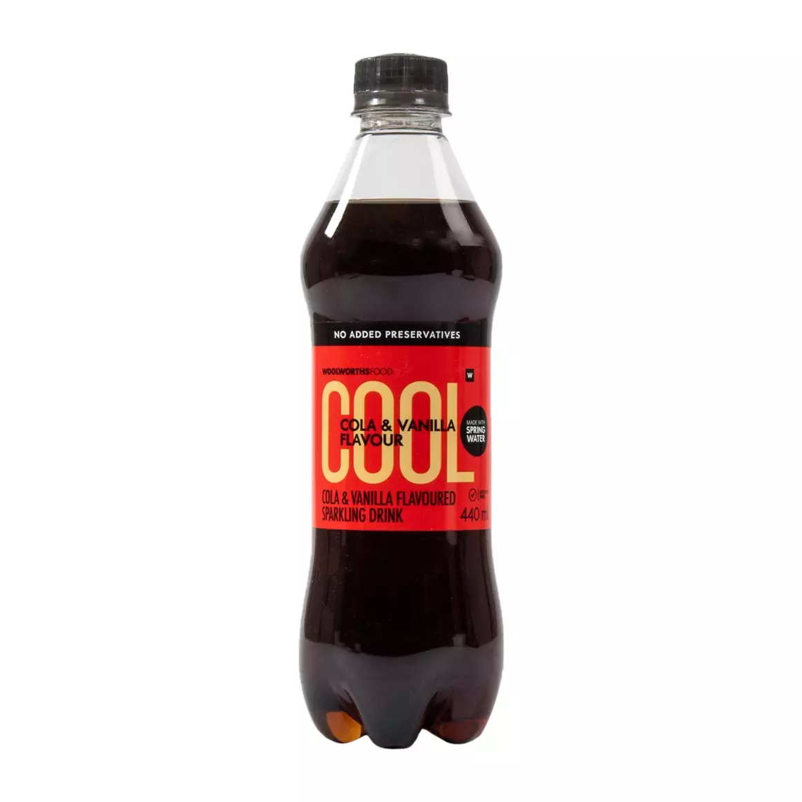 Cola and Vanilla Flavoured Sparkling Drink 440ml