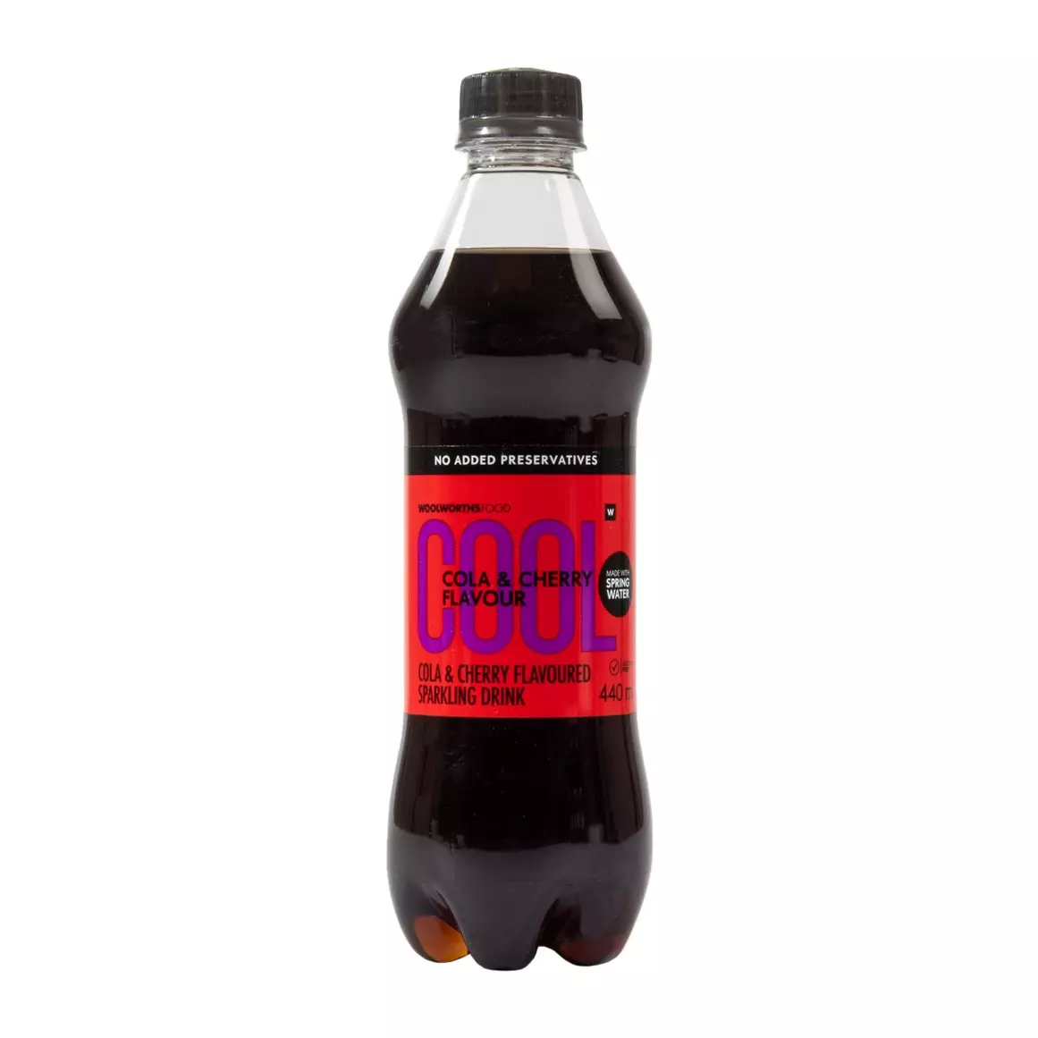 Cola and Cherry Flavoured Sparkling Drink 440ml Cola and Cherry Flavoured Sparkling Drink 440ml