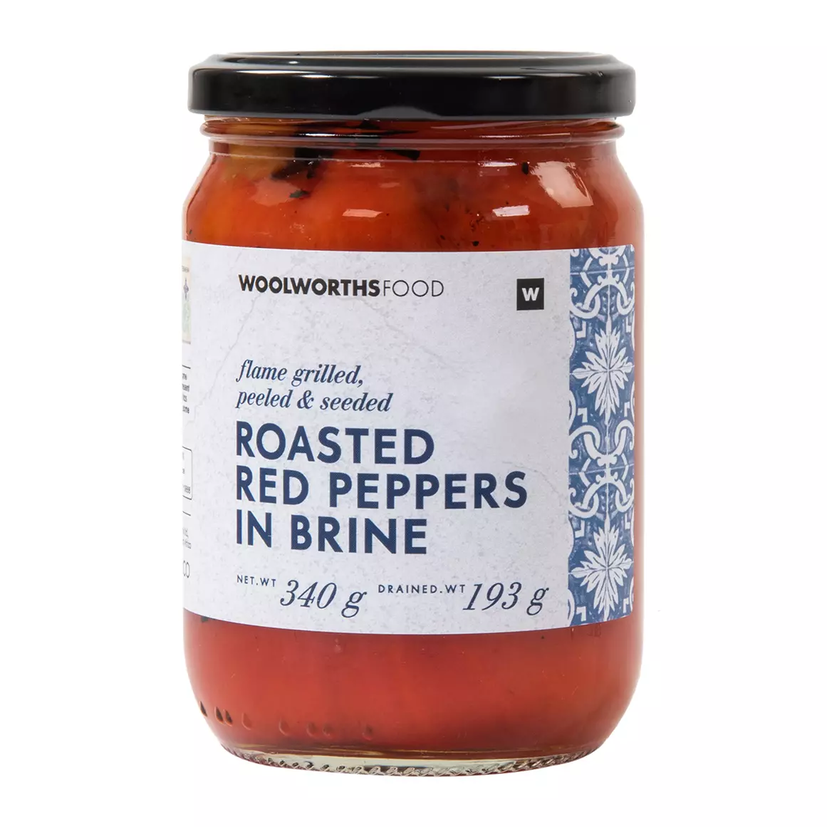 Roasted Red Peppers in Brine 340g