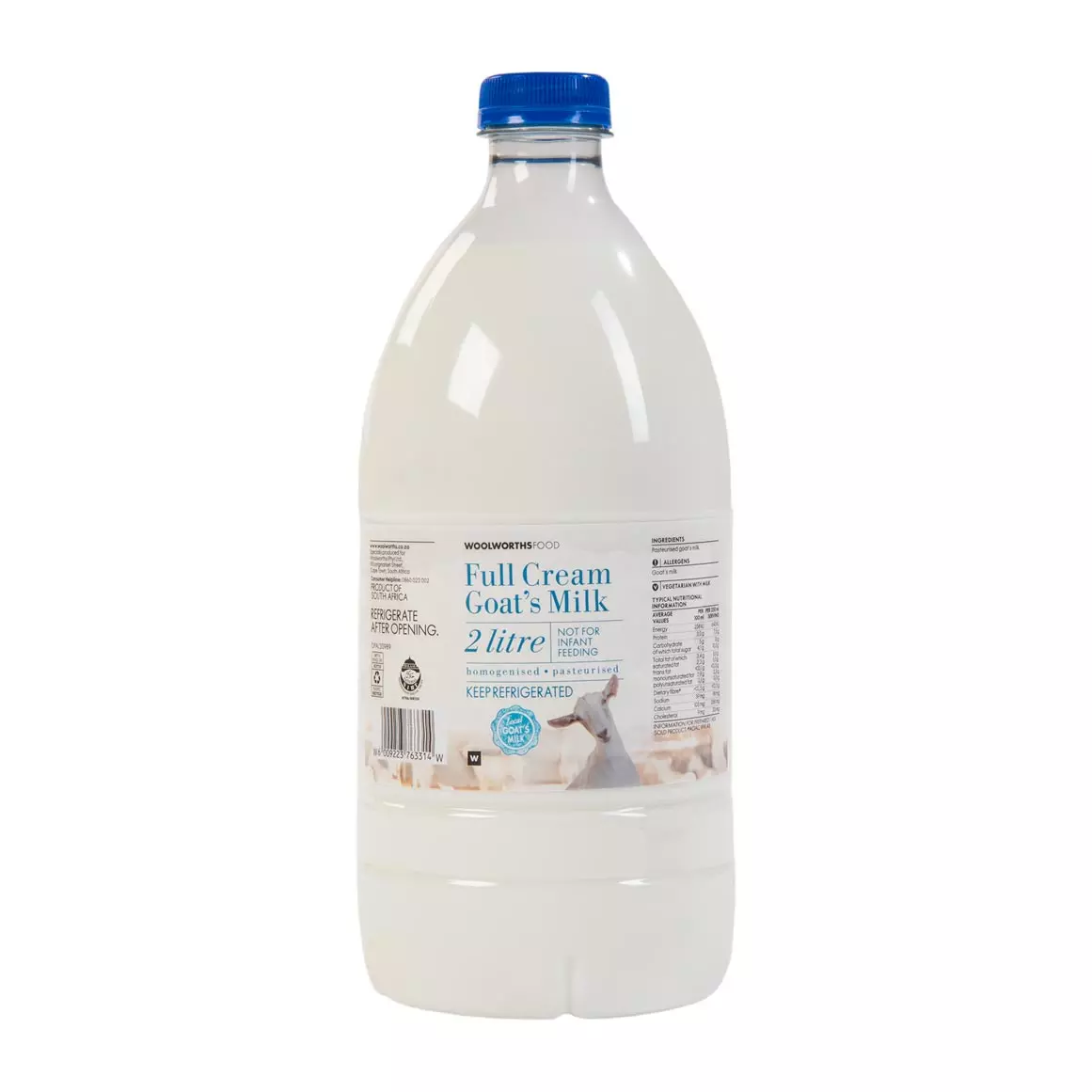 Full Cream Goat's milk 2L