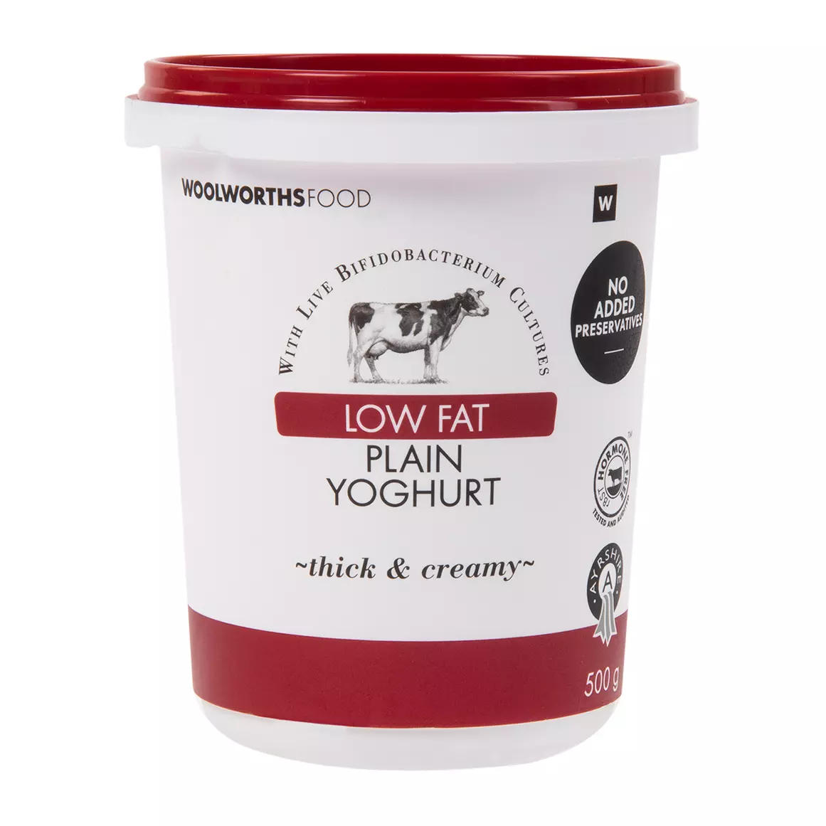 Low Fat Ayrshire Plain Yoghurt 500g Low Fat Ayrshire Plain Yoghurt 500g