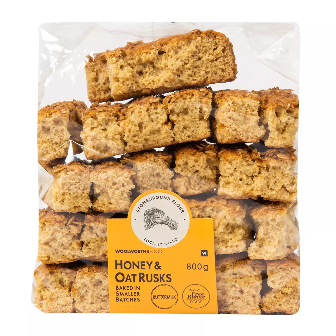 Bulk Homestyle Honey and Oats Rusks 800g Bulk Homestyle Honey and Oats Rusks 800g