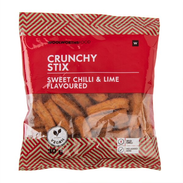 Sweet Chilli and Lime Crunchy Stix 30g