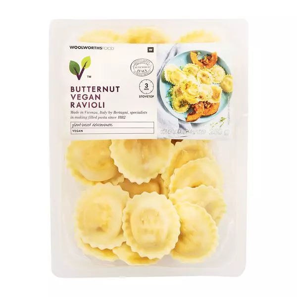 Plant Powered Butternut Vegan Ravioli 250g Plant Powered Butternut Vegan Ravioli 250g